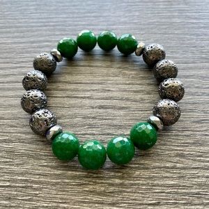 Genuine stone bracelet.  One size